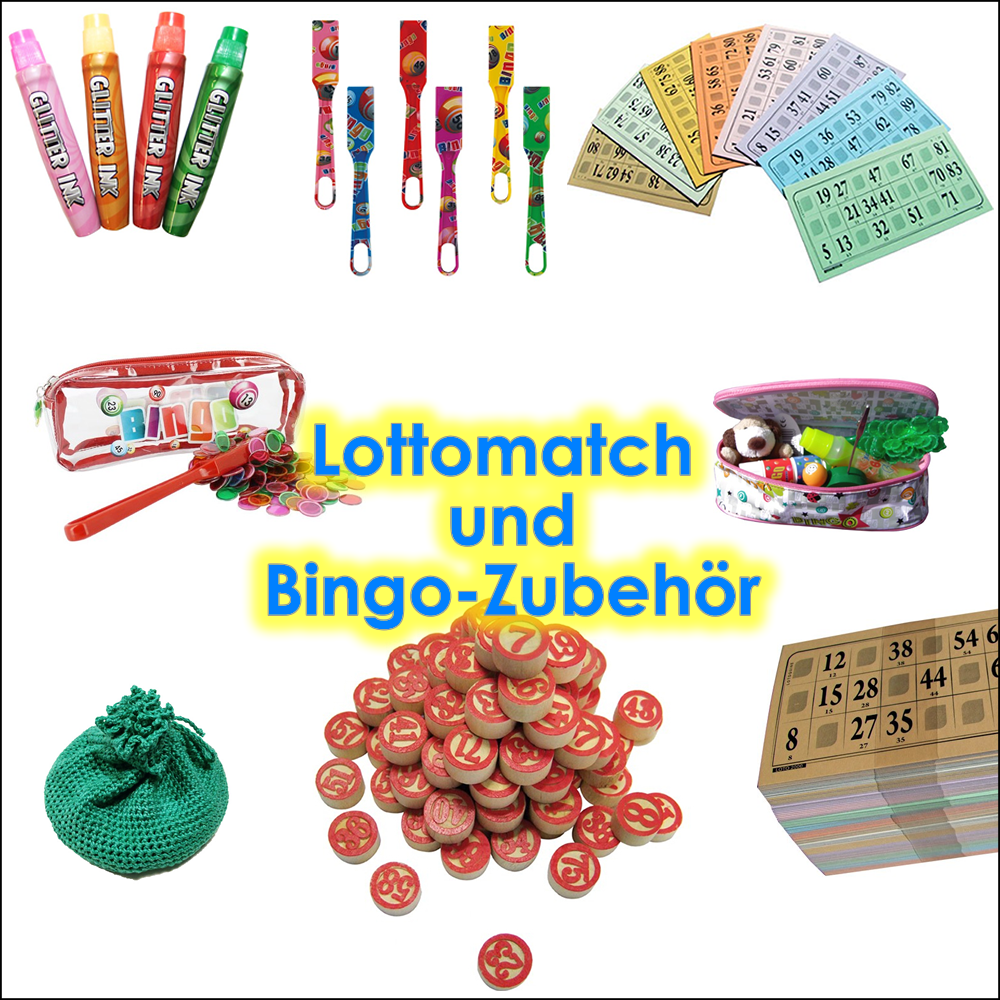 Grösster Lottomatch- und Bingo-Shop der Schweiz - Alles sofort ab Lager lieferbar